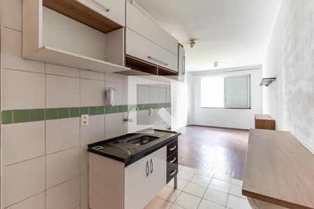 Cozinha de kitnet/studio para alugar com 1 quarto, 33m² em Santa Ifigênia, São Paulo