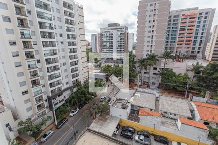 Vista de kitnet/studio para alugar com 1 quarto, 27m² em Indianópolis, São Paulo