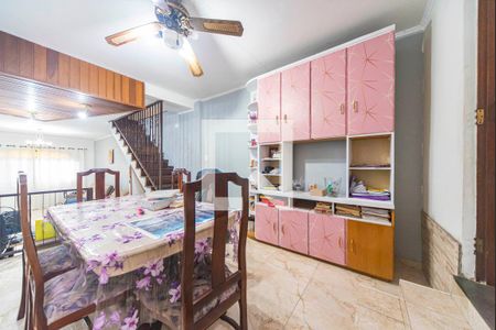 Sala de Jantar de casa à venda com 3 quartos, 150m² em Vila Assunção, Santo André