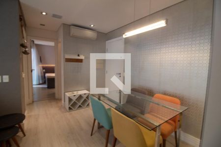 Sala de Jantar de apartamento à venda com 2 quartos, 59m² em Santo Amaro, São Paulo