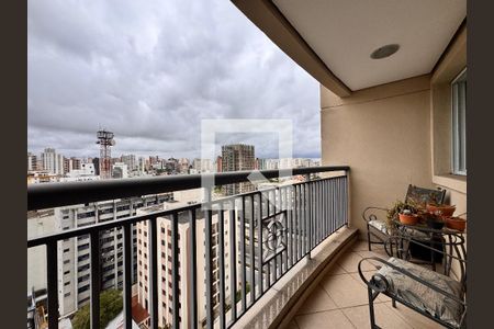 Varanda gourmet de apartamento à venda com 4 quartos, 95m² em Vila Bastos, Santo André