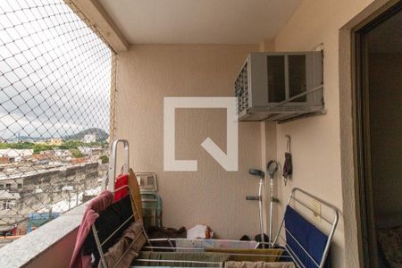 Varanda da Sala de apartamento para alugar com 3 quartos, 60m² em Centro, Niterói