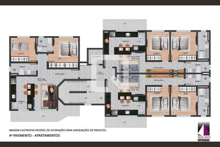 Apartamento à venda com 2 quartos, 53m² em Boa Viagem, Belo Horizonte