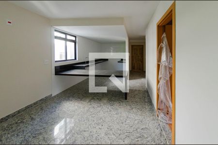Sala de apartamento à venda com 1 quarto, 36m² em Boa Viagem, Belo Horizonte