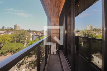 Studio - Varanda de kitnet/studio para alugar com 1 quarto, 42m² em Boa Vista, Porto Alegre