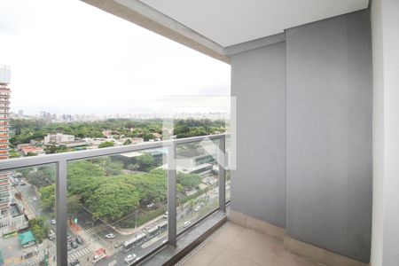 Varanda de apartamento à venda com 1 quarto, 45m² em Indianópolis, São Paulo