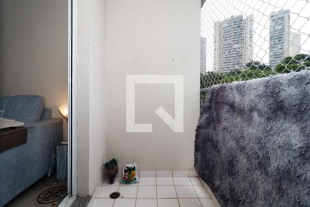 Varanda da Sala de apartamento para alugar com 2 quartos, 55m² em Vila Andrade, São Paulo