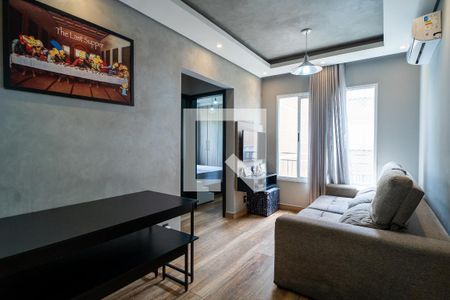 Sala de apartamento para alugar com 2 quartos, 47m² em Jardim Leocadia, Sorocaba