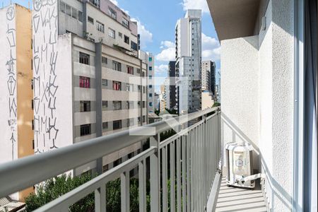 Varanda do Estúdio de casa para alugar com 1 quarto, 19m² em Bela Vista, São Paulo