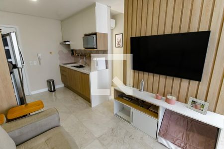 Sala de kitnet/studio para alugar com 1 quarto, 35m² em Real Parque, São Paulo