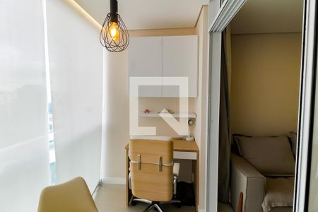 Detalhe - Varanda de kitnet/studio para alugar com 1 quarto, 35m² em Real Parque, São Paulo