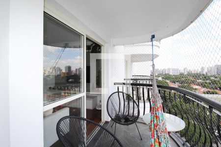 Varanda  de apartamento para alugar com 3 quartos, 105m² em Indianópolis, São Paulo