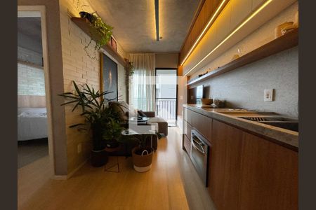 Sala/Cozinha de apartamento para alugar com 1 quarto, 32m² em Butantã, São Paulo