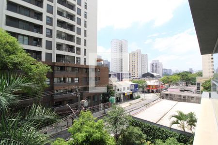 Vista da Varanda de apartamento à venda com 2 quartos, 85m² em Indianópolis, São Paulo