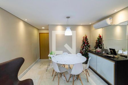 Sala de apartamento à venda com 3 quartos, 82m² em Planalto, Belo Horizonte