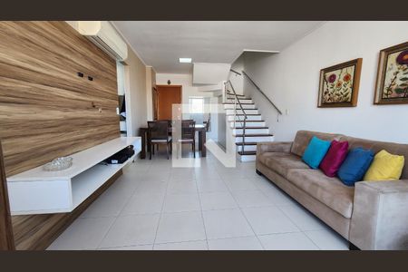 Sala de apartamento para alugar com 3 quartos, 98m² em Boqueirão, Santos