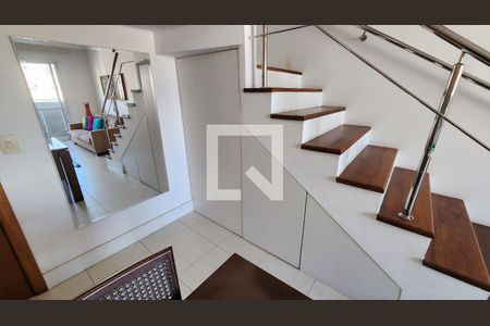 Detalhe Sala de apartamento para alugar com 3 quartos, 98m² em Boqueirão, Santos