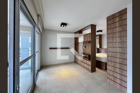 Sala de apartamento para alugar com 1 quarto, 43m² em Santo Amaro, São Paulo