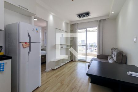 Sala de apartamento para alugar com 1 quarto, 37m² em Campo Belo, São Paulo