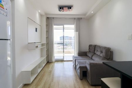 Sala de apartamento para alugar com 1 quarto, 37m² em Campo Belo, São Paulo