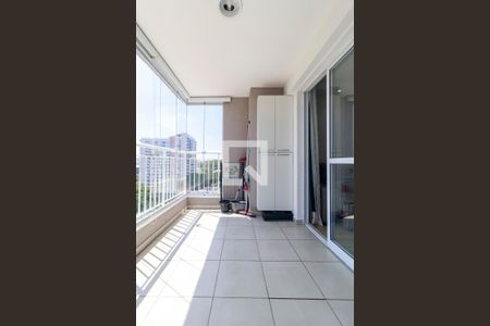 Sala - Varanda de apartamento para alugar com 1 quarto, 37m² em Campo Belo, São Paulo