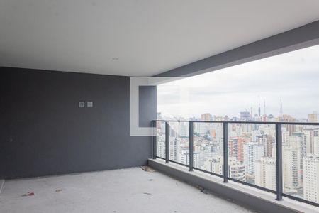 Varanda da Sala de apartamento à venda com 4 quartos, 190m² em Pompeia, São Paulo