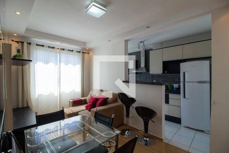 Sala de apartamento para alugar com 2 quartos, 47m² em Vossoroca, Votorantim