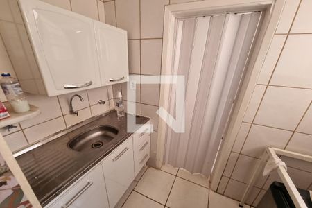 Cozinha - Lavanderia de kitnet/studio para alugar com 1 quarto, 32m² em Centro, Ribeirão Preto