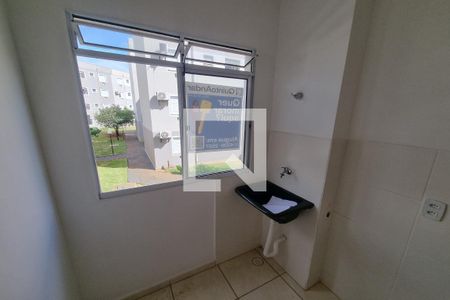 Cozinha - Lavanderia de apartamento para alugar com 2 quartos, 45m² em Antonio Marincek, Ribeirão Preto