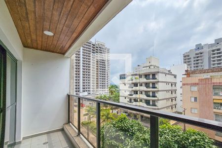 Varanda de apartamento para alugar com 4 quartos, 127m² em Balneario Guarujá, Guarujá