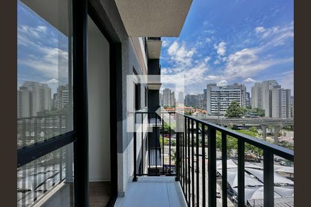 Sacada de apartamento para alugar com 1 quarto, 27m² em Campo Belo, São Paulo