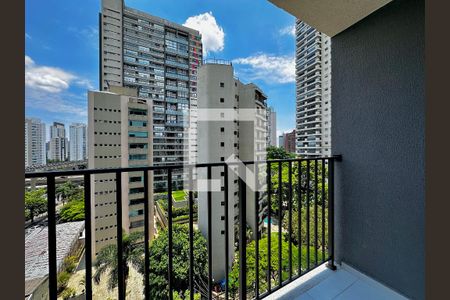 Sacada de apartamento para alugar com 1 quarto, 27m² em Campo Belo, São Paulo