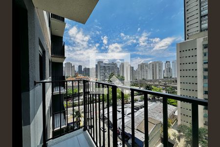 Sacada de apartamento para alugar com 1 quarto, 27m² em Campo Belo, São Paulo