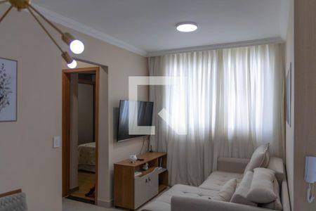 Sala de apartamento para alugar com 2 quartos, 63m² em Estoril, Belo Horizonte