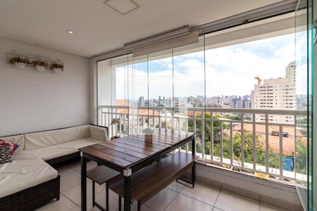 Varanda Gourmet de apartamento à venda com 3 quartos, 87m² em Vila Dom Pedro Ii, São Paulo