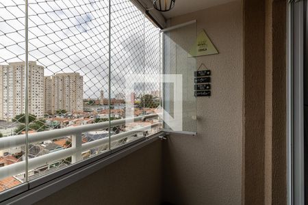 Varanda da Sala de apartamento à venda com 2 quartos, 47m² em Parque Fongaro, São Paulo