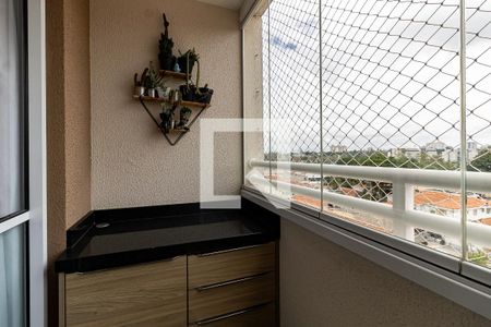 Varanda da Sala de apartamento à venda com 2 quartos, 47m² em Parque Fongaro, São Paulo