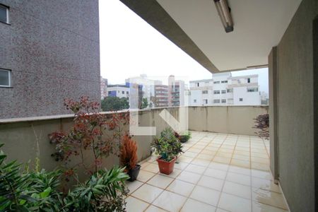 Varanda cobertura de apartamento à venda com 2 quartos, 158m² em São Pedro, Belo Horizonte