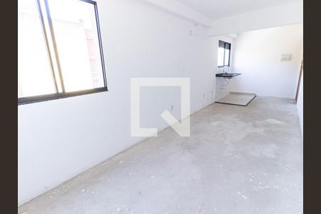 Sala/Cozinha de apartamento à venda com 1 quarto, 23m² em Quarta Parada, São Paulo