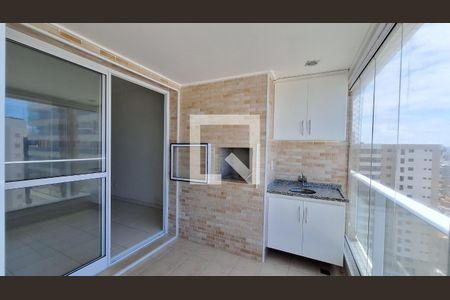 Varanda gourmet de apartamento para alugar com 2 quartos, 70m² em Nova Mirim, Praia Grande