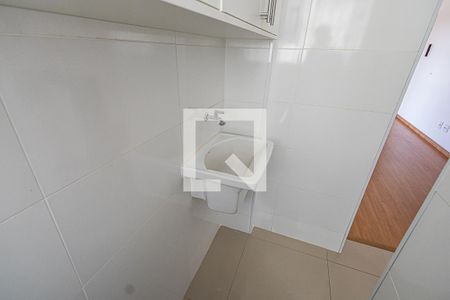 Area de serviço de apartamento para alugar com 2 quartos, 52m² em Santa Branca, Belo Horizonte