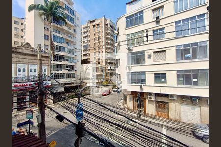 Varanda vista de apartamento à venda com 3 quartos, 75m² em Botafogo, Rio de Janeiro