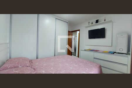 Quarto 1 suíte de apartamento à venda com 2 quartos, 120m² em Vila Scarpelli, Santo André