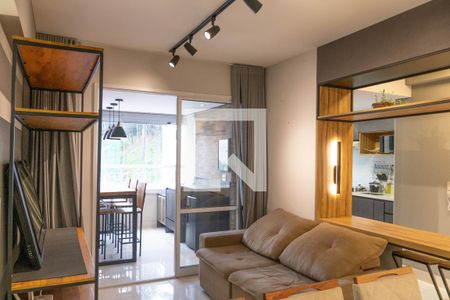 Sala de apartamento à venda com 2 quartos, 74m² em Caiçaras, Belo Horizonte