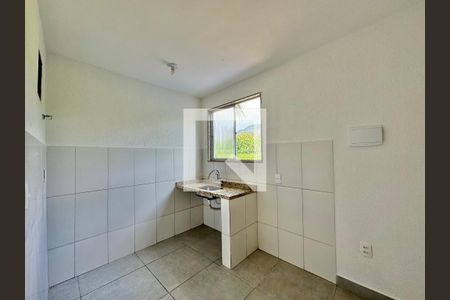 Sala e Cozinha de casa para alugar com 1 quarto, 45m² em Recreio dos Bandeirantes, Rio de Janeiro