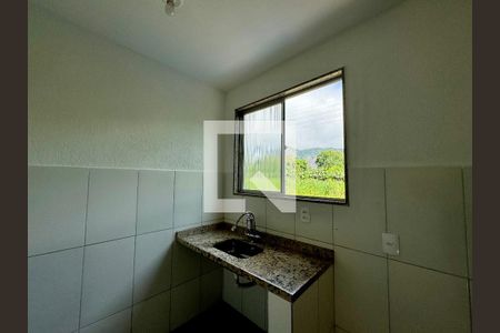 Sala e Cozinha de casa para alugar com 1 quarto, 45m² em Recreio dos Bandeirantes, Rio de Janeiro