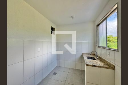 Sala e Cozinha de casa para alugar com 1 quarto, 45m² em Recreio dos Bandeirantes, Rio de Janeiro