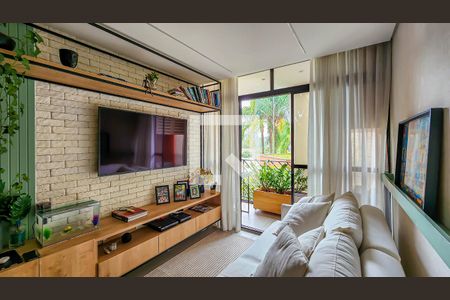 Sala de apartamento à venda com 2 quartos, 78m² em Tamboré, Barueri