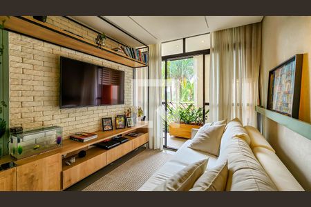 Sala de apartamento à venda com 2 quartos, 78m² em Tamboré, Barueri