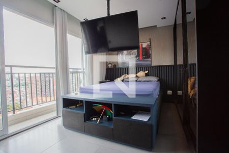 QUARTO E SALA de kitnet/studio à venda com 1 quarto, 30m² em Santana, São Paulo